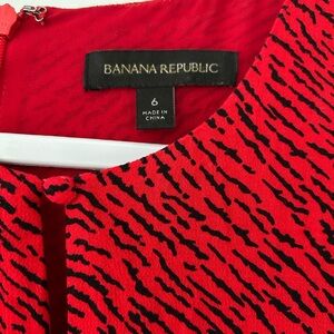 Banana Republic Elegant Red Dress